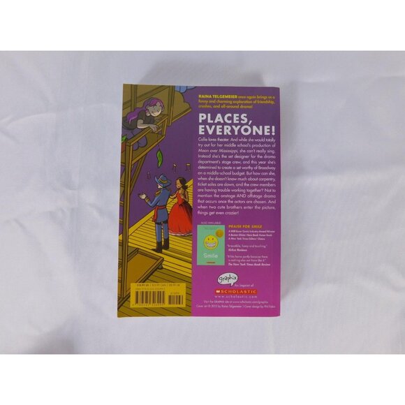 Drama Raina Telgemeier Graphic Novel Middle Grade Teen Softcover Scholastic Book - Picture 2 of 5